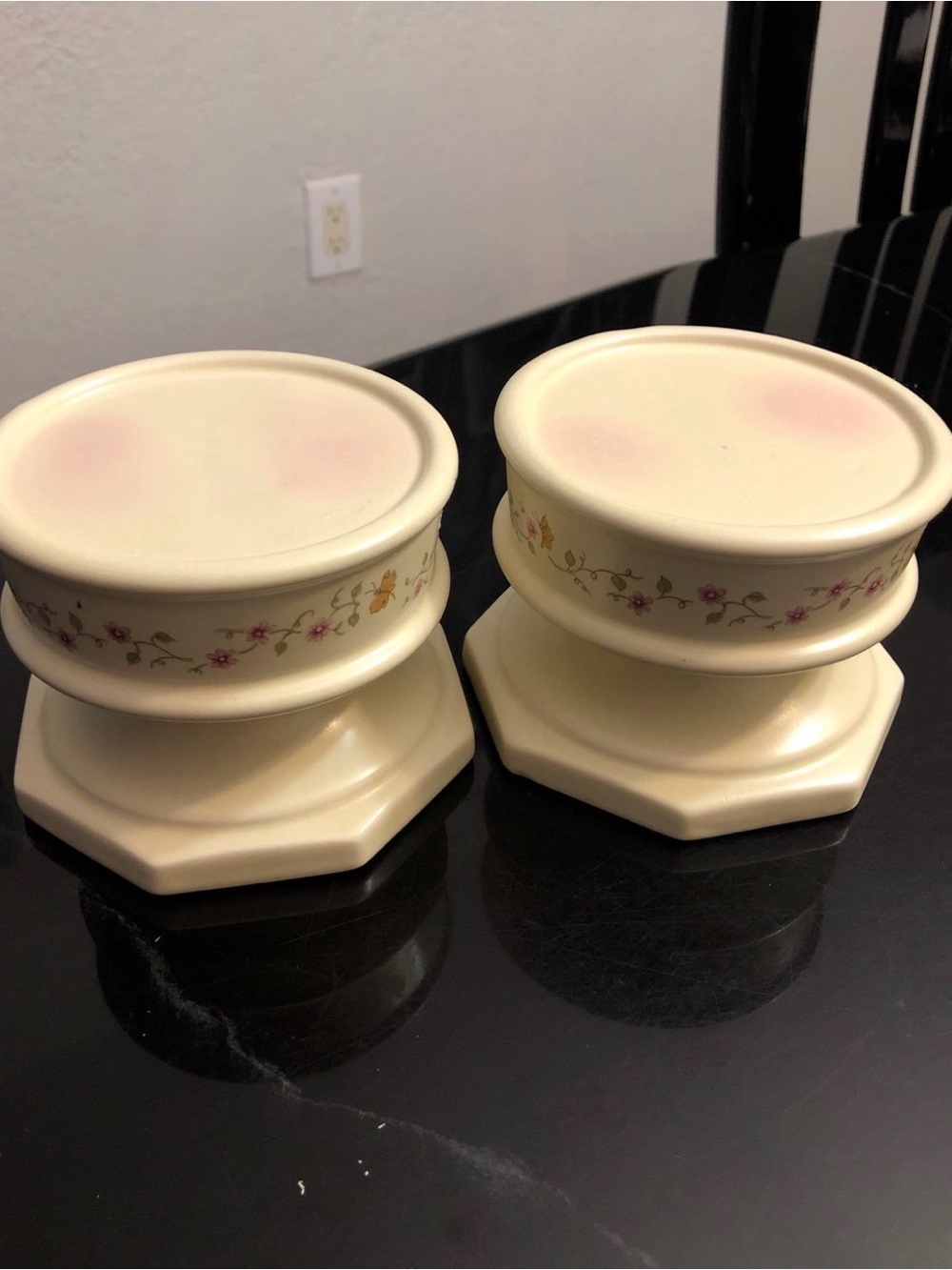Vintage Betsey Clark Hallmark Pillar Candle Holders